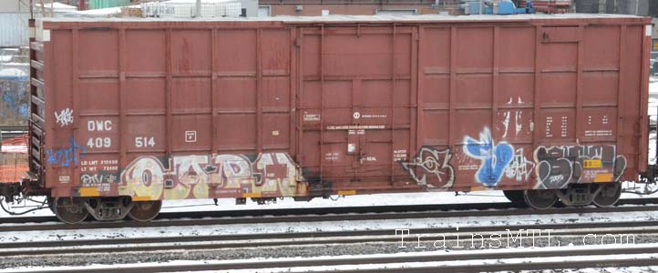 Car/wagon DWC409514 left side / coté gauche